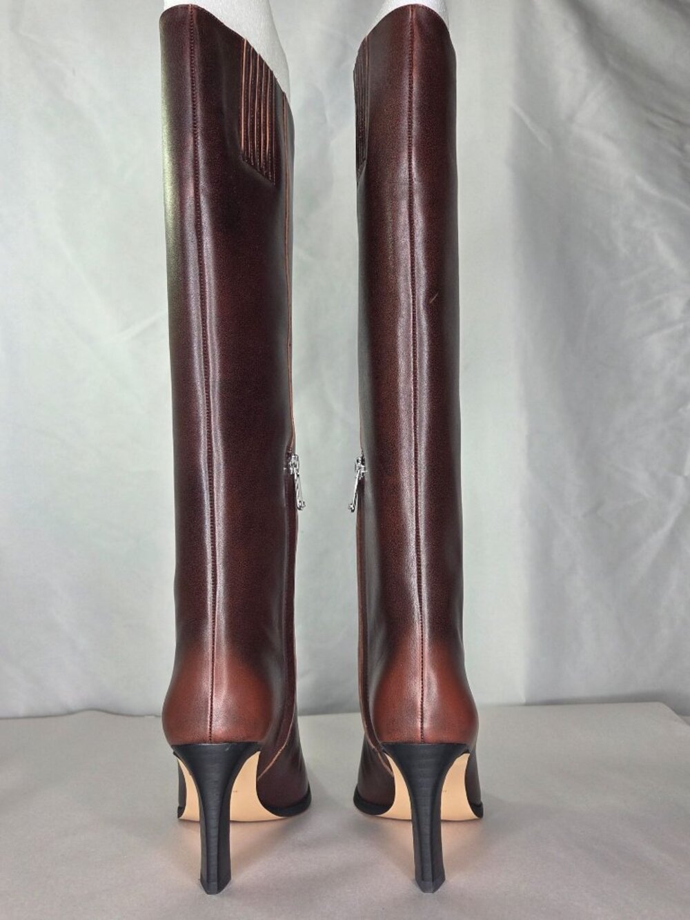 MICHAEL Michael Kors Darrah Heeled Boots Luggage : 7 M, Leather - Picture 4 of 10